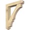 Ekena Millwork Balboa Arts and Crafts Rough Sawn Bracket w/ Offset Brace, Douglas Fir, 6"W x 30"D x 36"H BKT0604X30X36BOA03RDF - alternate 1